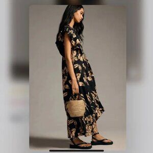 Anthropologie Maeve Cassandra Maxi Dress Size Small
